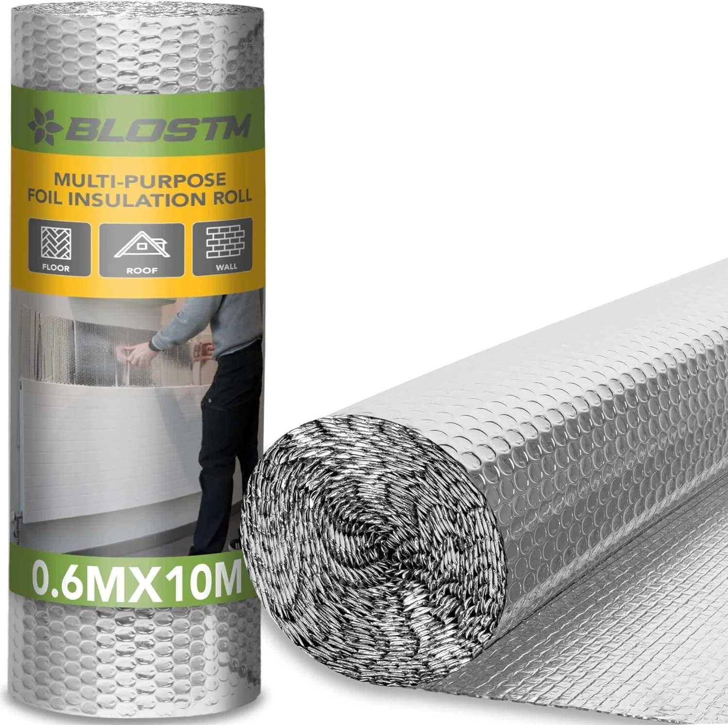 Foil Insulation Roll 10m x 60cm