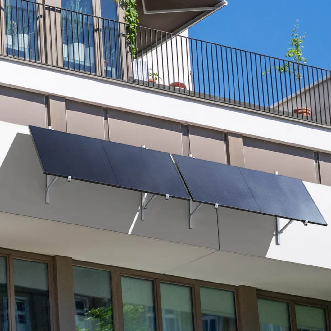 EcoFlow STREAM Balcony Kit - 2×400W solar panels